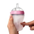 Antykolkowa butelka silikonowa 150 ml Pink NEWBORN / Comotomo
