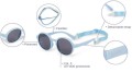 Okulary przeciwsłoneczne Fiji BLUE 6-36 m / Dooky