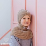 Czapka zimowa merino SAND / Patulove
