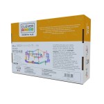 Klocki magnetyczne Large Race Track Pastel - 80 el. / Cleverclixx