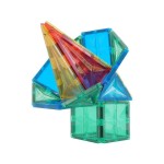 Klocki magnetyczne Curved Dome Pack Intense - 47 el. / Cleverclixx