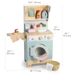 Drewniana pralnia z akcesoriami / Tender Leaf Toys