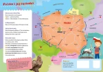 Atlas Polski z naklejkami i plakatem / Wydawnictwo Wilga