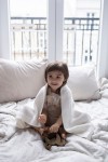 Bambusowy kocyk cream 80x100 - classic / My Memi