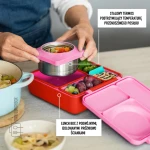 OMIEBOX lunch box z termosem, Pink Berry / OMIE