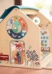 Drewniana rozkładana Szkoła z 3 figurkami i akcesoriami 3 lata+ / Lilliputiens