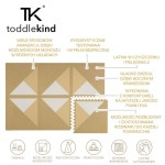 Mata do zabawy piankowa podłogowa Prettier Playmat Kyte Wheat / Toddlekind	TK38211