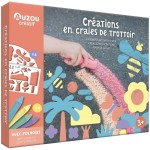 Zestaw artystyczny z kredą i szablonami / Auzou
