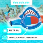 Okulary do pływania Aqua2ude - Szczęki rekina 2,  3+ / Bling2o