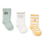 Skarpetki 3-pak: Farm Green, Sunny Stripes, Little Farmer / Little Dutch