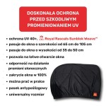 Roleta przeciwsłoneczna do samochodu, 2 szt. / Royal Rascals