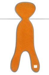 Wkładka antypotowa do fotelika G0 z wełny merino 0-13 kg - pomarańczowa / Simple Wool