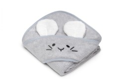 Bambusowy ręcznik light grey - mouse / My Memi