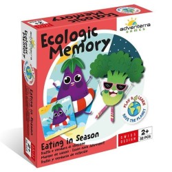 Gra planszowa memory dla dzieci - Sezonowe owoce i warzywa / Adventerra Games