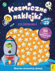 Kosmiczne naklejki. Kolorowanka / Wydawnictwo Wilga