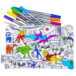 Piórnik do malowania - dinozaury / Eat Sleep Doodle 