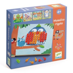 Mozaika RIGOLO-kolorowe obrazki / Djeco DJ08136
