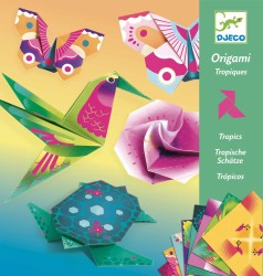 Origami TROPIKI (neonowe) / Djeco DJ08754