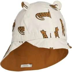 Letni dwustronny kapelusz Gorm: Leopard-Sandy / Liewood