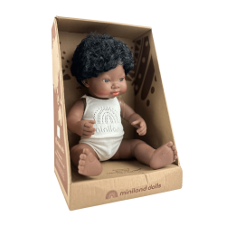 Lalka chłopiec Afrykańczyk 38cm Miniland Doll
