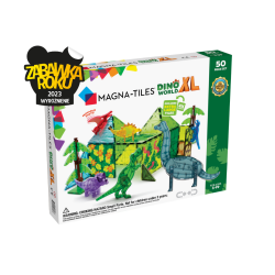 Klocki Magnetyczne Dino World XL 50 el. / Magna-Tiles