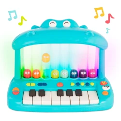 Keyboard ze skaczącymi ptaszkami - Hippo Pop Play Piano / B.Toys