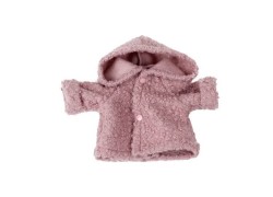 Wełniana kurtka dla lalki Miniland - Brudny róż rozmiar 38  