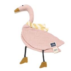 Przytulanka DouDou Swan - powder pink / La Millou 