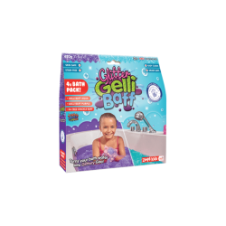 Magiczny proszek do kąpieli Gelli Baff - fioletowy i błękitny,, 4 użycia, 3+, 620 g / Zimpli Kids