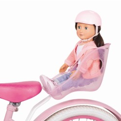 Fotelik rowerowy z kaskiem dla lalki / OurGeneration