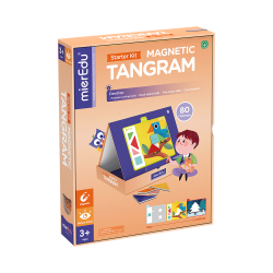 Tangram magnetyczny - gra edukacyjna Poznaję kształty / mierEdu 