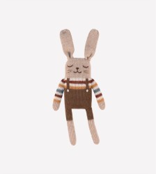 Dziergany królik z wełny alpaki - rainbow sweater / Main Sauvage
