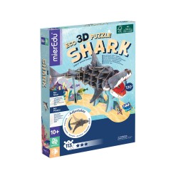 Puzzle 3D - Żarłacz biały / mierEdu
