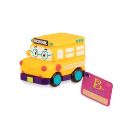 Mini Wheeee-ls! - mini autko z napędem: SZKOLNY AUTOBUS Yellow Bus Gus / B.Toys