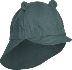 Letni dwustronny kapelusz lniany Gorm: Whale blue / Liewood