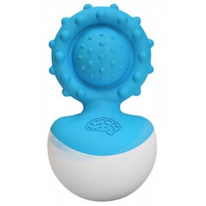 Bąbelki Dimpl Gryzak Wańka Wstańka Niebieski / Fat Brain Toys