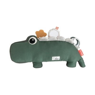 Poduszka z zabawkami Croco green / Done by deer