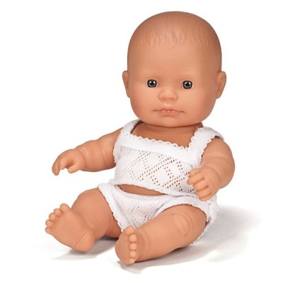Lalka dziewczynka Europejka 21cm Miniland Baby