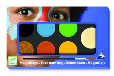 Farby do malowania twarzy NATURE - 6 kolorów / Djeco