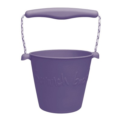 Składane wiaderko do wody i piasku Scrunch Bucket - Purpurowy