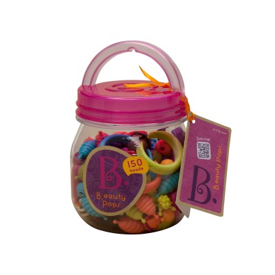 B.eauty Pops – zestaw do tworzenia biżuterii – 150 elementów / B.Toys BX1373Z 