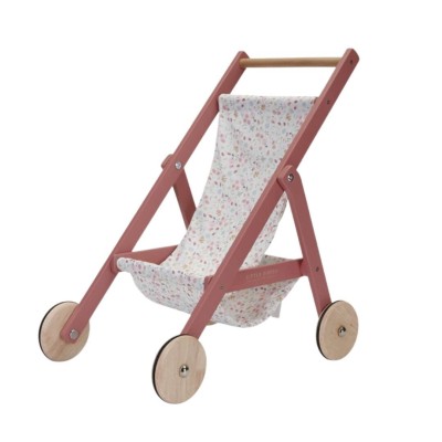 Wózek drewniany dla lalek FSC /Little Dutch 