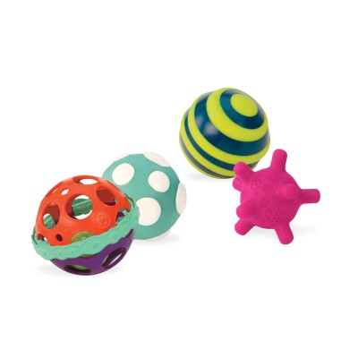 Ball-a-baloos – piłki sensoryczne z piłką świecącą / B.Toys
