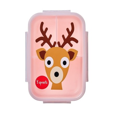 Lunchbox Bento Jeleń Pink / 3 Sprouts   