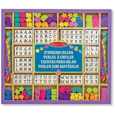 Koraliki do nawlekania Literki / Melissa & Doug