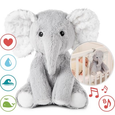 Szumiący Słoń z pozytywką / Cloud b® Love Light Buddies Finley Elephant™  