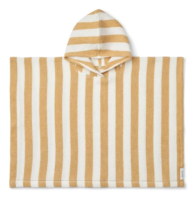 Ponczo Paco stripes: White-Yellow Mellow/ Liewood