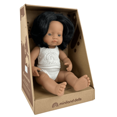 Lalka dziewczynka Hiszpanka 38cm Miniland Doll
