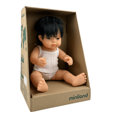Lalka chłopiec Azjata 38cm Miniland Doll