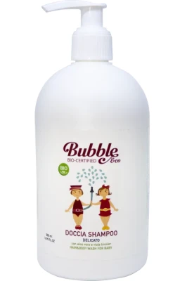 Organiczny Płyn do Mycia Ciała i Włosów dla Dzieci, 500 ml, 0m+ / Bubble&CO